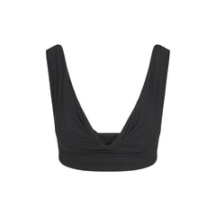 VETTESE X SKIMS SHEER MODAL DRAPED BRALETTE | ONYX