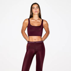 NikeSKIMS SHINE DRAWCORD 26" LEGGING | CURRANT
