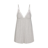 SKIMS SLEEP BABYDOLL DRESS | LIGHT HEATHER GREY
