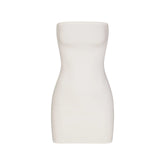 COTTON JERSEY MINI TUBE DRESS | MARBLE