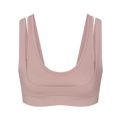NikeSKIMS MATTE DOUBLE STRAP SCOOP BRA | HIMALAYAN