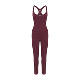NikeSKIMS MATTE RACER LONG ONE PIECE | CURRANT