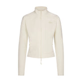 OUTDOOR FLEECE FITTED JACKET | ECRU