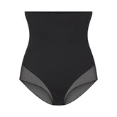 POWER MESH SHAPEWEAR CORE SCULPT HIGH-WAISTED BRIEF | ONYX