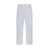 COTTON POPLIN MENS LOGO BAND SLEEP PANT | PLATINUM DOUBLE STRIPE