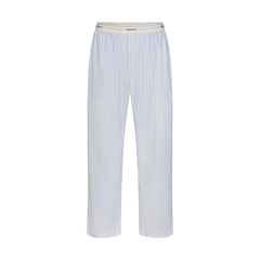 COTTON POPLIN MENS LOGO BAND SLEEP PANT | PLATINUM DOUBLE STRIPE