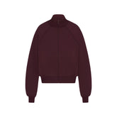 NikeSKIMS MATTE TRICOT TRACK JACKET | CURRANT