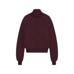 NikeSKIMS MATTE TRICOT TRACK JACKET | CURRANT