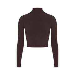 NikeSKIMS VINTAGE SEAMLESS MOCK NECK CROP TOP | PHOENIX