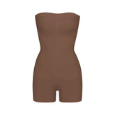 SEAMLESS SCULPT STRAPLESS SHORTIE BODYSUIT | JASPER