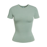 COTTON JERSEY T-SHIRT | MINERAL