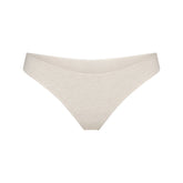 LIGHTWEIGHT COTTON THONG | OATMEAL HEATHER