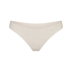 LIGHTWEIGHT COTTON THONG | OATMEAL HEATHER