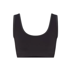 NikeSKIMS RIBBED SEAMLESS SCOOP BRA | OBSIDIAN