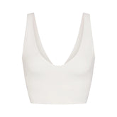 NikeSKIMS MATTE V-NECK BRA TOP | IVORY