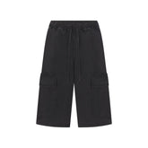 WOVEN MENS RELAXED CARGO SHORT | ONYX