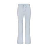 DRAPEY FRENCH TERRY STRAIGHT LEG PANT | POWDER BLUE