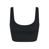NikeSKIMS MATTE LONGLINE CORSET BRA | OBSIDIAN