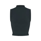 NikeSKIMS VINTAGE SEAMLESS MOCK NECK BRA TOP | DARK TEAL