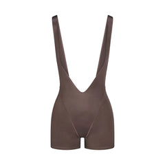 NikeSKIMS SATIN SHINE SUSPENDER 2.5" ONESIE | RESIN