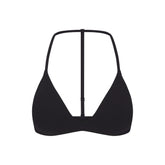 NikeSKIMS STUDIO STRETCH T-BACK TRIANGLE BRA | OBSIDIAN