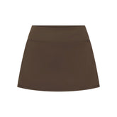NikeSKIMS MATTE SKORT | DARK SEPIA