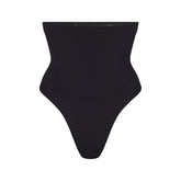 SEAMLESS SCULPT HIGH-WAISTED THONG | ONYX