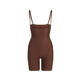 SKIMS BODY CORE SCULPT OPEN BUST MID THIGH BODYSUIT | COCOA