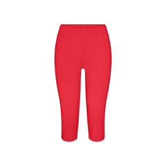 SMOOTH LAYERS HIGH-WAISTED CAPRI | CARMINE