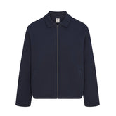 HEAVYWEIGHT FLEECE MENS SHERPA-LINED ZIP UP JACKET | NAVY