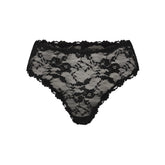 STRETCH LACE BRIEF | SOOT