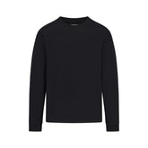 HEAVYWEIGHT COTTON MENS RELAXED LONG SLEEVE T-SHIRT | OBSIDIAN