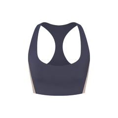 NikeSKIMS MATTE SHINE MIX RACERBACK BRA TOP | DEEP ROYAL AND STONE