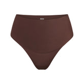 SMOOTHING INTIMATES HIGH-WAISTED THONG | COCOA