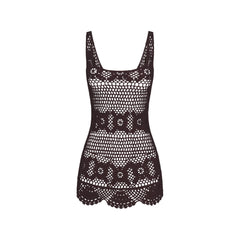 SWIM COVER-UPS CROCHET MINI TANK DRESS | PHOENIX