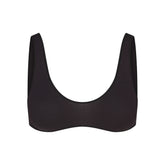 WOOL RIB BRALETTE | OBSIDIAN