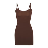 FITS EVERYBODY SLIP DRESS | COCOA