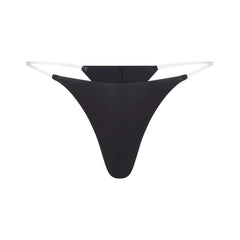 INVISIBLE CLEAR STRAP STRING THONG | ONYX
