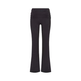 NikeSKIMS MATTE FOLDOVER SLIM FLARE LEGGING | OBSIDIAN