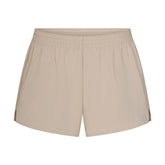 COTTON JERSEY LOOSE SHORT | STONE