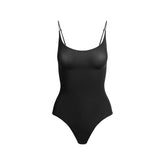 SHEER SEAMLESS THONG BODYSUIT | ONYX