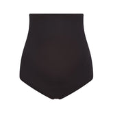COTTON JERSEY MATERNITY HIGH-WAISTED BRIEF | SOOT