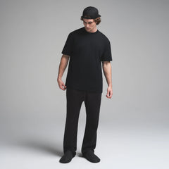 HEAVYWEIGHT COTTON MENS RELAXED T-SHIRT | OBSIDIAN