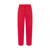 FLEECE LOUNGE MENS CLASSIC STRAIGHT LEG PANT | WASHED RED