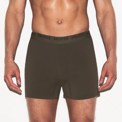 SKIMS STRETCH MENS KNIT BOXER | LODEN