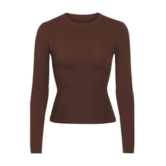 FITS EVERYBODY LONG SLEEVE T-SHIRT | COCOA
