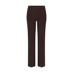 THE ESSENTIAL COLLECTION HIGH-WAISTED PINTUCK STRAIGHT PANT | ESPRESSO