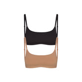 FITS EVERYBODY SCOOP BRALETTE 2-PACK | SIENNA AND ONYX