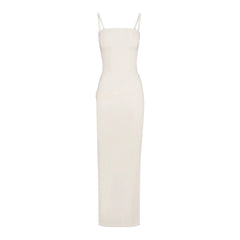 VETTESE X SKIMS SHEER MODAL LONG DRESS | ECRU