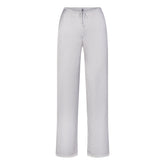 WOVEN SHINE LACE PANT | SILVER TRIPLE PINSTRIPE